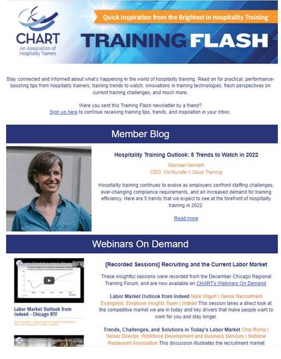 Training Flash for Website Clients